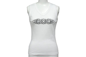 CHROME HEARTS クロムハーツ フローラル プリント ノースリーブ