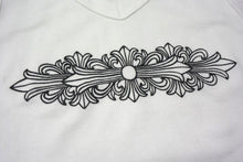 画像をギャラリービューアに読み込む, CHROME HEARTS クロムハーツ フローラル プリント ノースリーブカットソー タンクトップ ホワイト サイズONE 美品 中古 4b000408