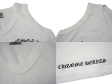 画像をギャラリービューアに読み込む, CHROME HEARTS クロムハーツ フローラル プリント ノースリーブカットソー タンクトップ ホワイト サイズONE 美品 中古 4b000408