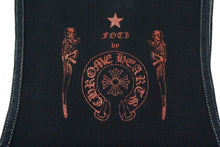 画像をギャラリービューアに読み込む, CHROME HEARTS クロムハーツ FOTI MAHALIA フォティ マハリア バックプリント タンクトップ レッド ブラック サイズM 美品 中古 4b000411