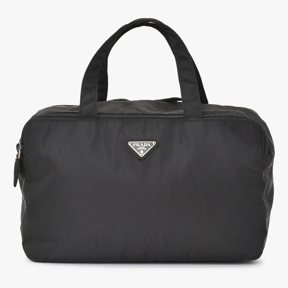 PRADA プラダ Nylon Bag ナイロンバッグ Hand Bag ハンドバッグ Black ブラック 美品 中古 4a000421