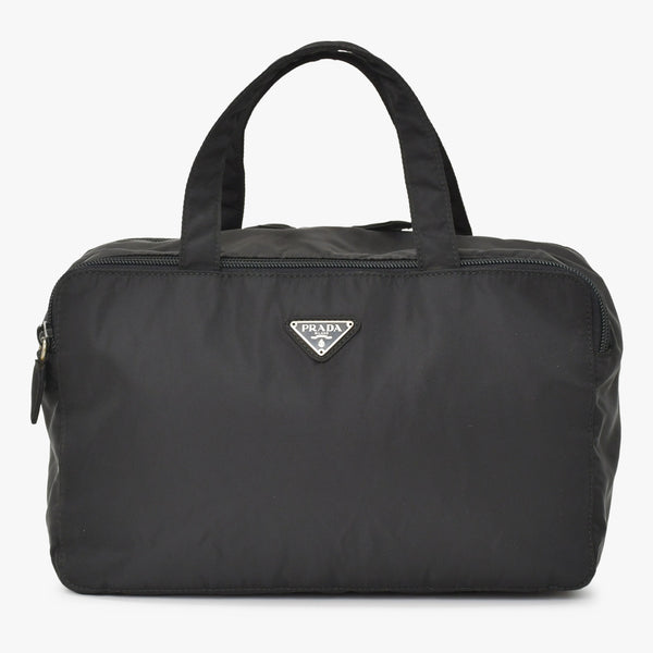 PRADA プラダ Nylon Bag ナイロンバッグ Hand Bag ハンドバッグ Black ブラック 美品 中古 4a000421