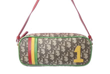 Load image into Gallery viewer, 極美品 Christian Dior クリスチャンディオール トロッター ワンショルダーバッグ ハンドバッグ 05-MA-0054 ラスタカラー 中古 4b000453