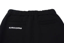 画像をギャラリービューアに読み込む, 新品未使用 CHROME HEARTS クロムハーツ スウェットパンツ サイズL サイドロゴ 新型 プリント ブラック コットン 中古 4b000456