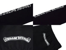 画像をギャラリービューアに読み込む, 新品未使用 CHROME HEARTS クロムハーツ スウェットパンツ サイズL サイドロゴ 新型 プリント ブラック コットン 中古 4b000456