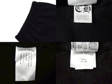 画像をギャラリービューアに読み込む, 新品未使用 CHROME HEARTS クロムハーツ スウェットパンツ サイズL サイドロゴ 新型 プリント ブラック コットン 中古 4b000456