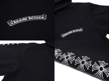 Load image into Gallery viewer, CHROME HEARTS クロムハーツ ジップアップパーカー フーディー サイズM 袖ロゴ CHプラス ダガージップ ブラック 美品 中古 4b000463