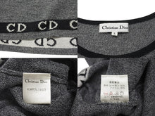 画像をギャラリービューアに読み込む, Christian Dior クリスチャンディオール CDロゴライン タンクトップ グレー レーヨン KWP7L1209 サイズL 美品 中古 4b000480