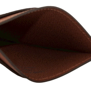 Very good condition LOUIS VUITTON Porte Carte Sample Card Case M61733 Monogram Canvas Brown Used 4a000711