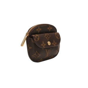 極美品 LOUIS VUITTON ルイヴィトン ポルトモネ シリング コインケース M60025 ゴールド金具 ブラウン 中古 4a000278