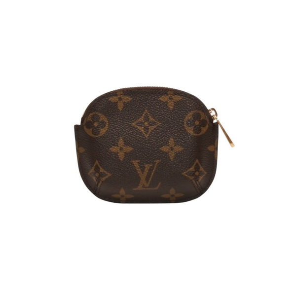 極美品 LOUIS VUITTON ルイヴィトン ポルトモネ シリング コインケース M60025 ゴールド金具 ブラウン 中古 4a000278