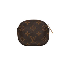 画像をギャラリービューアに読み込む, 極美品 LOUIS VUITTON ルイヴィトン ポルトモネ シリング コインケース M60025 ゴールド金具 ブラウン 中古 4a000278