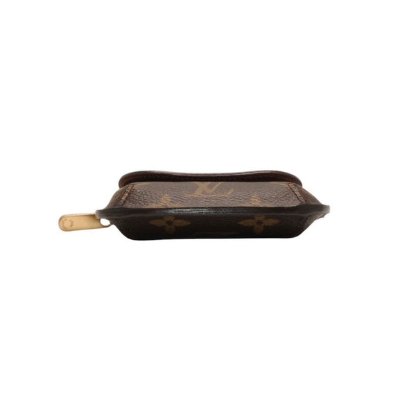極美品 LOUIS VUITTON ルイヴィトン ポルトモネ シリング コインケース M60025 ゴールド金具 ブラウン 中古 4a000278
