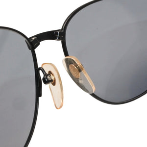 Very Good Condition YVES SAINT LAURENT Yves Saint Laurent Sunglasses Eyewear 31-4703 Black Gold Acetate Plastic Used 4a000523