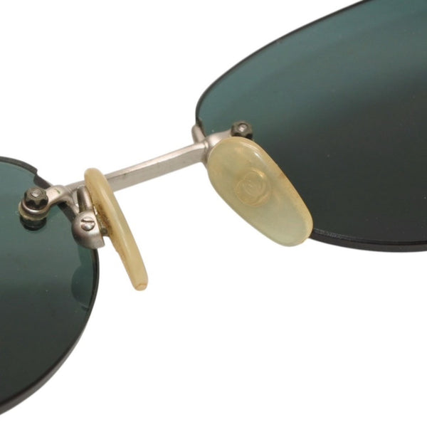 CHANEL Rimless Sunglasses Eyewear 4003 c.103/71 Size 53□19 130 Coco Mark Silver Good Condition Used 4a000518