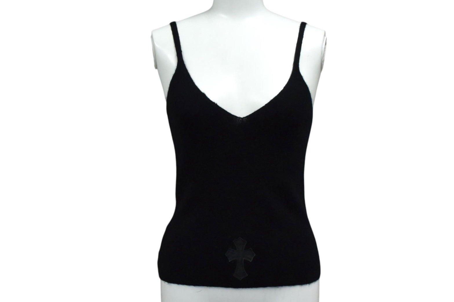 極美品 CHROME HEARTS クロムハーツ キャミソール CHクロスパッチ