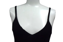 画像をギャラリービューアに読み込む, 極美品 CHROME HEARTS クロムハーツ キャミソール CHクロスパッチ サイズS カシミヤ ポリエステル レザー ブラック 中古 4b000491