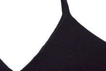 画像をギャラリービューアに読み込む, 極美品 CHROME HEARTS クロムハーツ キャミソール CHクロスパッチ サイズS カシミヤ ポリエステル レザー ブラック 中古 4b000491