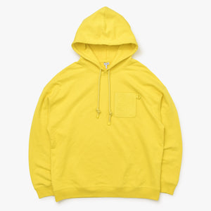 LOEWE アナグラム パッチ パーカー Leather Patch レザーパッチ Hoodie イエロー 美品 中古 4a000537