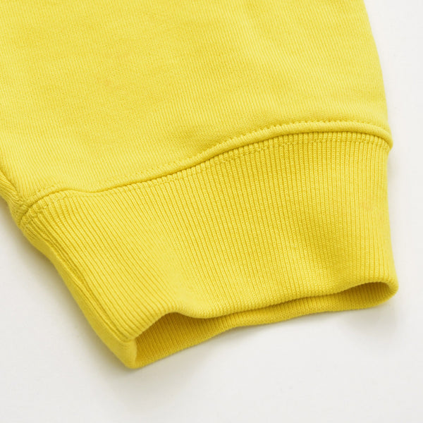 LOEWE アナグラム パッチ パーカー Leather Patch レザーパッチ Hoodie イエロー 美品 中古 4a000537