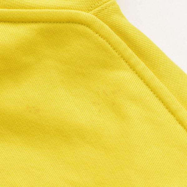 LOEWE アナグラム パッチ パーカー Leather Patch レザーパッチ Hoodie イエロー 美品 中古 4a000537