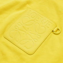 画像をギャラリービューアに読み込む, LOEWE アナグラム パッチ パーカー Leather Patch レザーパッチ Hoodie イエロー 美品 中古 4a000537