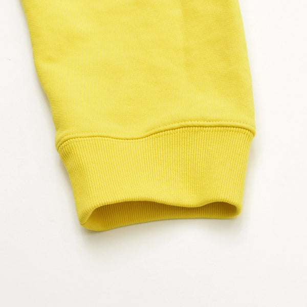 LOEWE アナグラム パッチ パーカー Leather Patch レザーパッチ Hoodie イエロー 美品 中古 4a000537