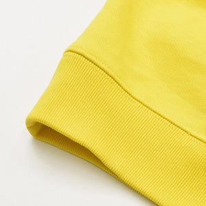 LOEWE アナグラム パッチ パーカー Leather Patch レザーパッチ Hoodie イエロー 美品 中古 4a000537