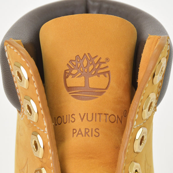 新品未使用 LOUIS VUITTON ルイヴィトン × Timberland ティンバーランド モノグラム 6インチブーツ LV-TMB-0003 サイズ8 1/2 中古 4a000566