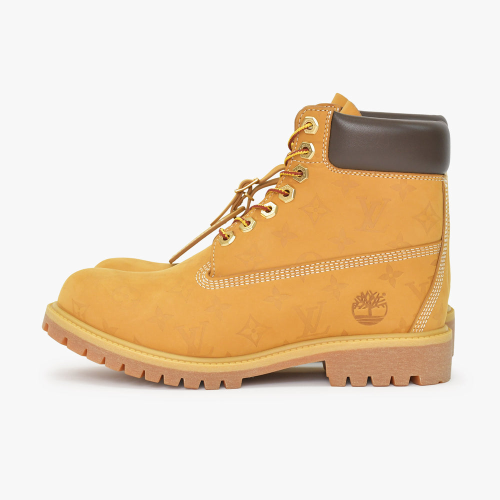 新品未使用 LOUIS VUITTON ルイヴィトン × Timberland ティンバーランド モノグラム 6インチブーツ LV-TMB-0003 サイズ8 1/2 中古 4a000566