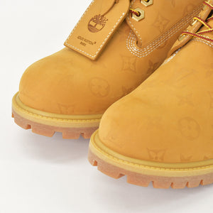 新品未使用 LOUIS VUITTON ルイヴィトン × Timberland ティンバーランド モノグラム 6インチブーツ LV-TMB-0003 サイズ8 1/2 中古 4a000566