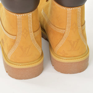 新品未使用 LOUIS VUITTON ルイヴィトン × Timberland ティンバーランド モノグラム 6インチブーツ LV-TMB-0003 サイズ8 1/2 中古 4a000566