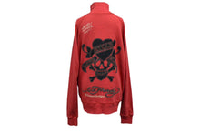Load image into Gallery viewer, EdHardy エドハーディー スティッチデザイン ラブキルズスローリー パーカー レッド コットン サイズM 美品 中古 4b000597