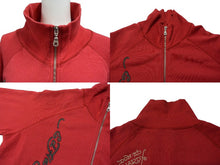 Load image into Gallery viewer, EdHardy エドハーディー スティッチデザイン ラブキルズスローリー パーカー レッド コットン サイズM 美品 中古 4b000597