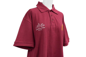 CELEBRATING AL HUSSEIN Abdullah II Ibn Al-Hussein Crown Prince Hussein Ceremony Polo Shirt Size L McDonald's Embroidery Good Condition Used 4b000658