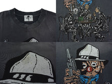 画像をギャラリービューアに読み込む, WARREN LOTAS ウォーレンロータス A Simple Plan 半袖Tシャツ サイズL ヴィンテージ加工 ブラック ピエロ ギャング 美品 中古 4b000659