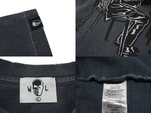 画像をギャラリービューアに読み込む, WARREN LOTAS ウォーレンロータス A Simple Plan 半袖Tシャツ サイズL ヴィンテージ加工 ブラック ピエロ ギャング 美品 中古 4b000659