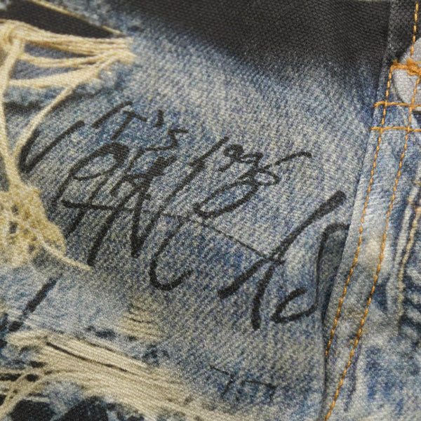極美品 Acne Studios アクネストゥディオズ SUPER BAGGY FIT JEANS 2023 スーパーバギーフィットジーンズ BK0679 サイズ44 中古 4a000688
