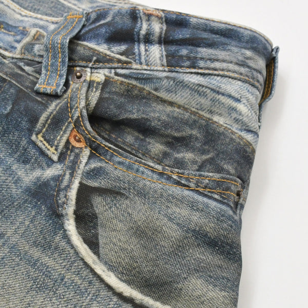 極美品 Acne Studios アクネストゥディオズ SUPER BAGGY FIT JEANS 2023 スーパーバギーフィットジーンズ BK0679 サイズ44 中古 4a000688