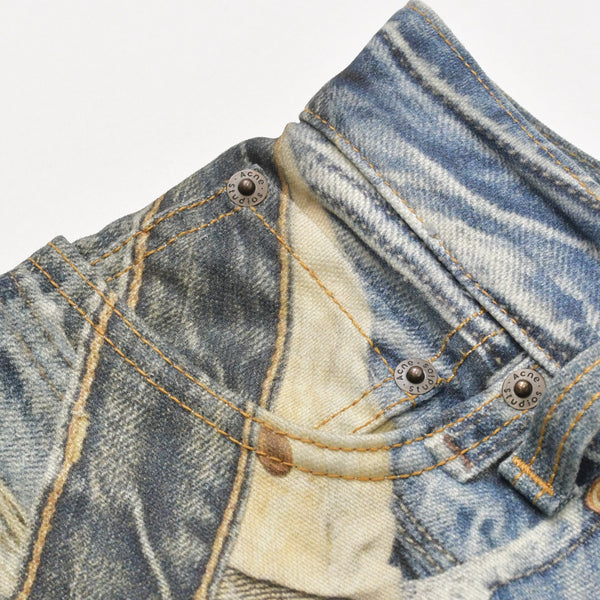 極美品 Acne Studios アクネストゥディオズ SUPER BAGGY FIT JEANS 2023 スーパーバギーフィットジーンズ BK0679 サイズ44 中古 4a000688