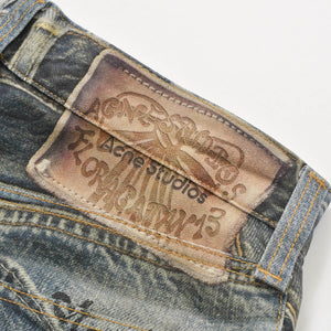 極美品 Acne Studios アクネストゥディオズ SUPER BAGGY FIT JEANS 2023 スーパーバギーフィットジーンズ BK0679 サイズ44 中古 4a000688