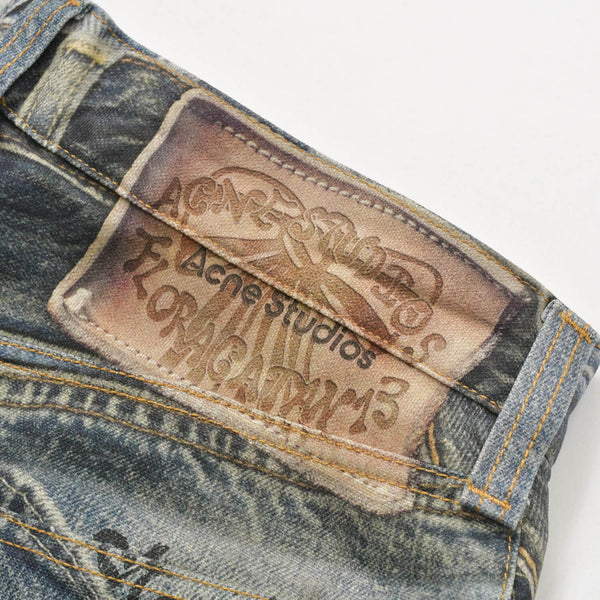 極美品 Acne Studios アクネストゥディオズ SUPER BAGGY FIT JEANS 2023 スーパーバギーフィットジーンズ BK0679 サイズ44 中古 4a000688