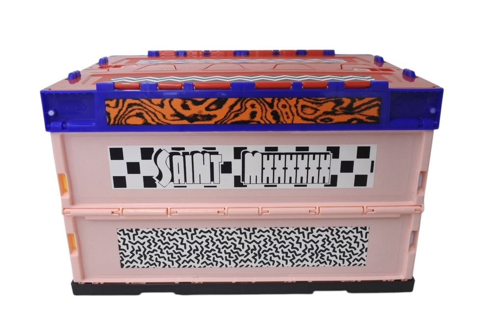New and unused SAINT MICHAEL Saint Michael BOX/MULTI-2 Foldable storage box SM-HR8-0000-085-MULTI-2 Home goods Used 4b000706