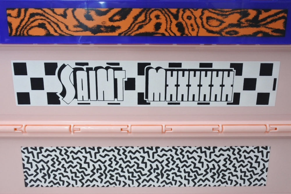 New and unused SAINT MICHAEL Saint Michael BOX/MULTI-2 Foldable storage box SM-HR8-0000-085-MULTI-2 Home goods Used 4b000706