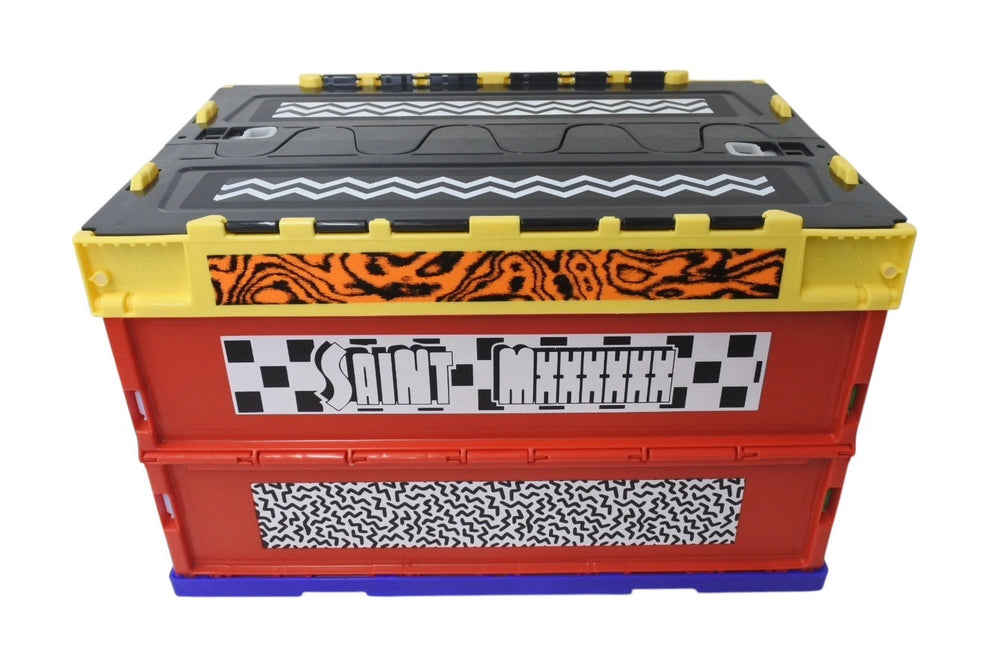 New and unused SAINT MICHAEL Saint Michael BOX/MULTI-3 Foldable storage box SM-HR8-0000-085-MULTI-3 Home goods Used 4b000707