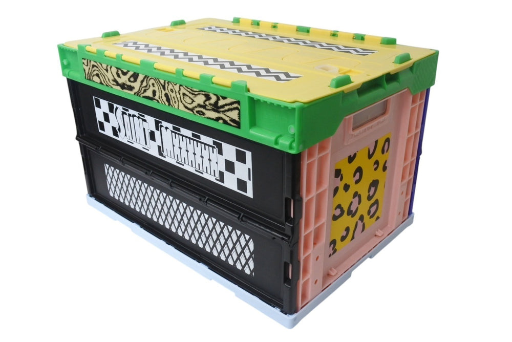 New and unused SAINT MICHAEL Saint Michael BOX/MULTI-5 Foldable storage box SM-HR8-0000-085-MULTI-5 Home goods Used 4b000709