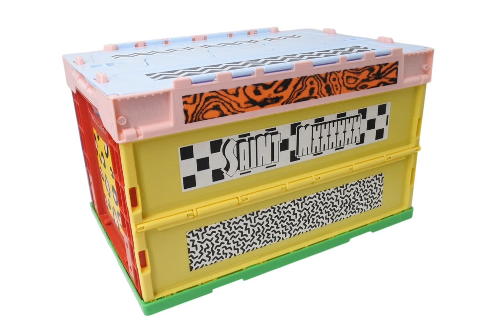 New and unused SAINT MICHAEL Saint Michael BOX/MULTI-6 Foldable storage box SM-HR8-0000-085-MULTI-6 Home goods Used 4b000710