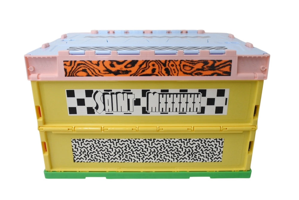 New and unused SAINT MICHAEL Saint Michael BOX/MULTI-6 Foldable storage box SM-HR8-0000-085-MULTI-6 Home goods Used 4b000710