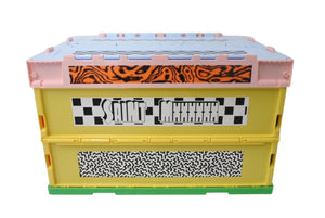 New and unused SAINT MICHAEL Saint Michael BOX/MULTI-6 Foldable storage box SM-HR8-0000-085-MULTI-6 Home goods Used 4b000710