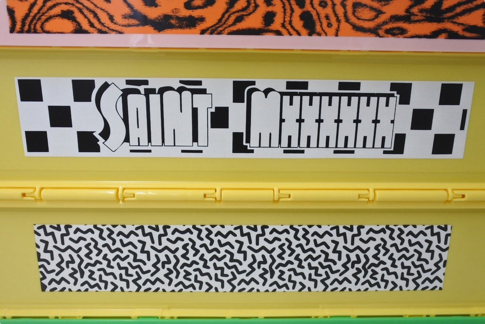 New and unused SAINT MICHAEL Saint Michael BOX/MULTI-6 Foldable storage box SM-HR8-0000-085-MULTI-6 Home goods Used 4b000710
